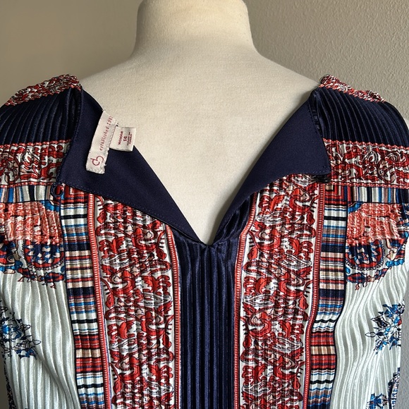 Christopher Banks | Women’s Maxi Dress Plus 14 Micro Pleat Satin Stretch Boho - Picture 4 of 13